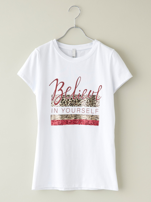 アニマル柄スパンコールロゴTシャツ la primavera online store