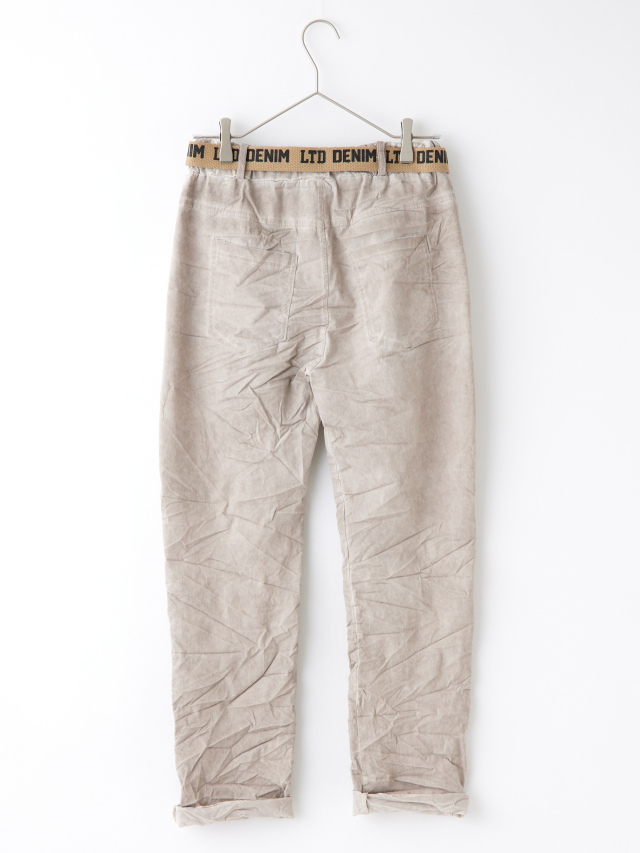 30s ヴィンテージ　リネン　裾ベルト　ジョッキーパンツ　Made in USA 30s ヴィンテージ リネン 裾ベルト ジョッキーパンツ Made in