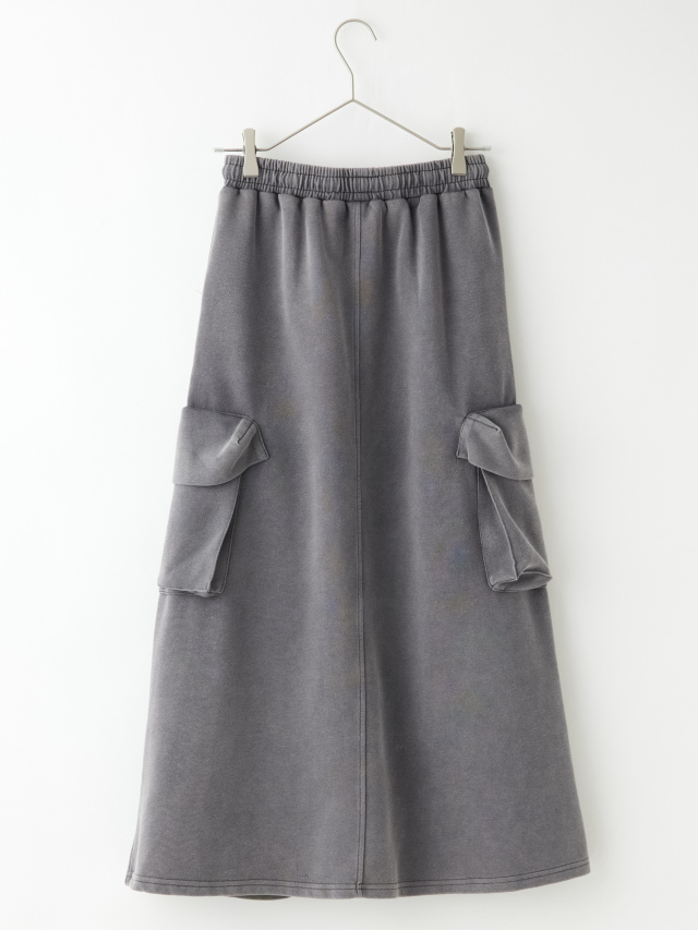 ヴィンテージ風スウェットカーゴスカート la primavera online store