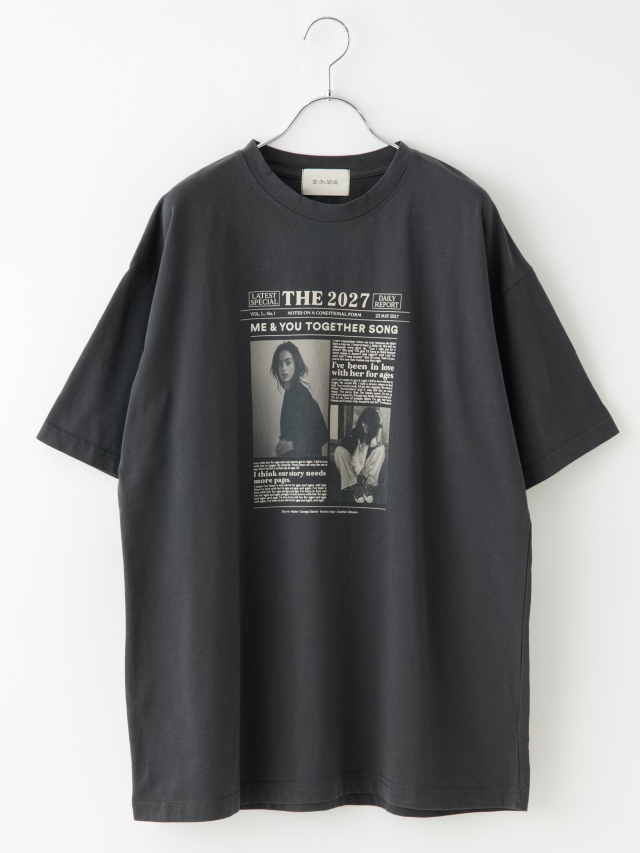 レディフォトコラージュビッグTシャツ