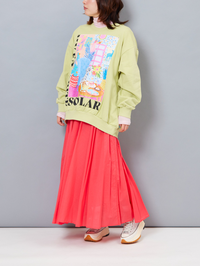 ドッグカフェ裏毛ビッグスウェット la primavera online store