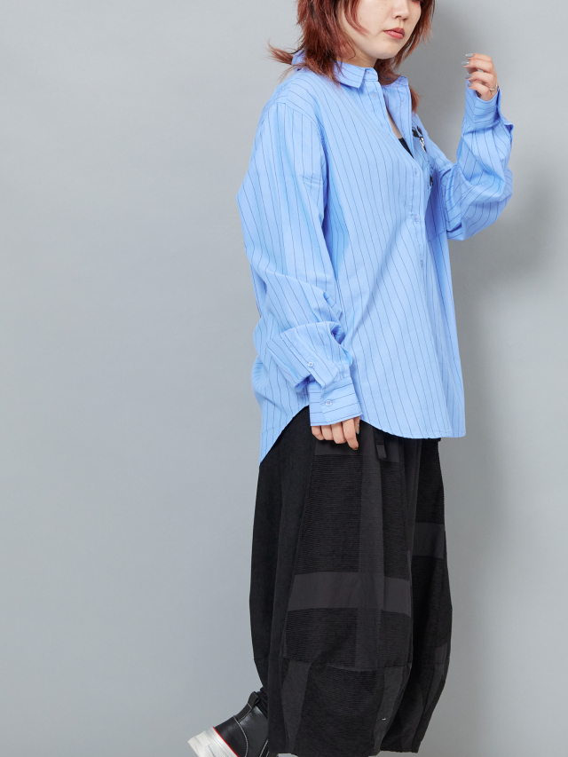 ミッキーポケットストライプシャツ la primavera online store