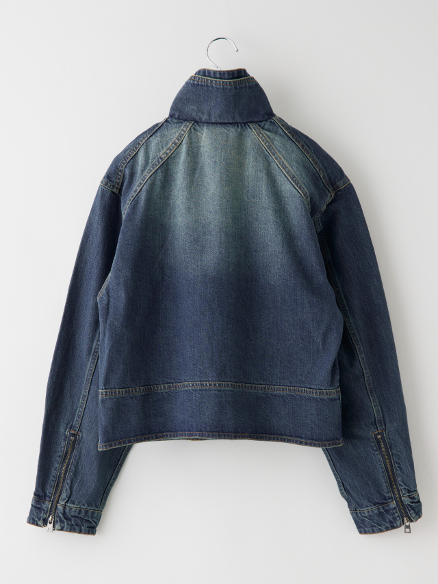 ライダース風デニムジャケット la primavera online store