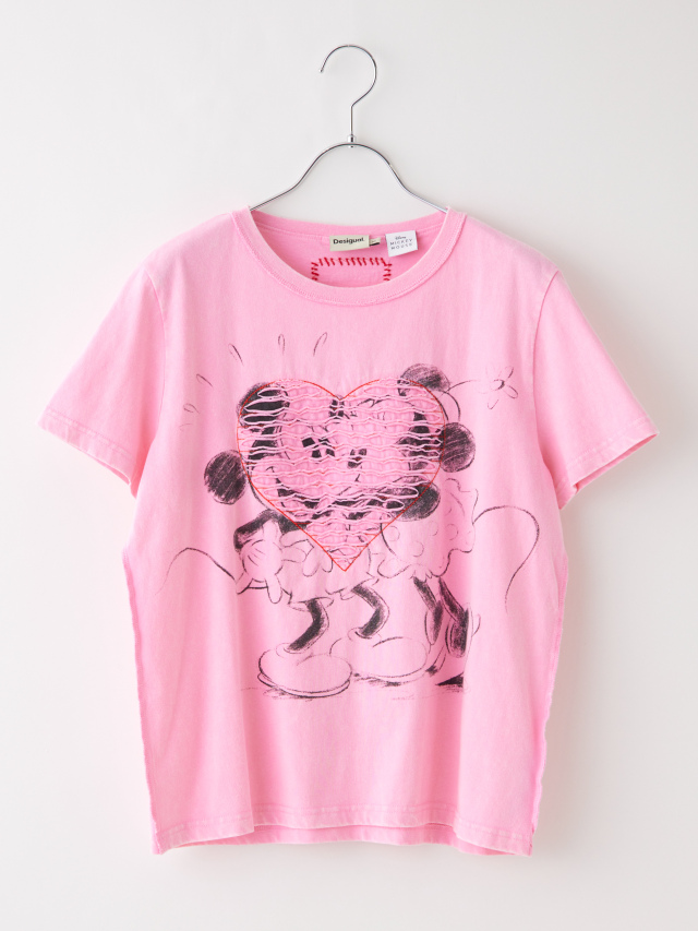 ミッキーミニーKISSハートTシャツ la primavera online store
