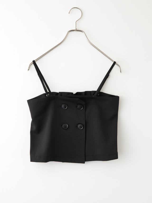 alexanderwang ブラック ビスチェ　Sサイズ ダブルボタンデザインビスチェ la primavera online store