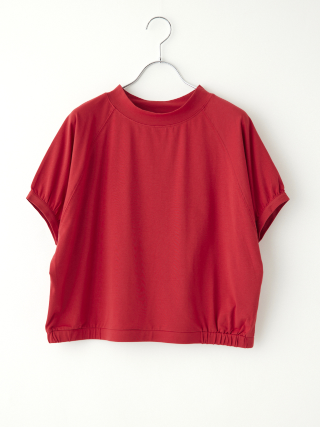 ボトルネックバルーンシルエットTシャツ