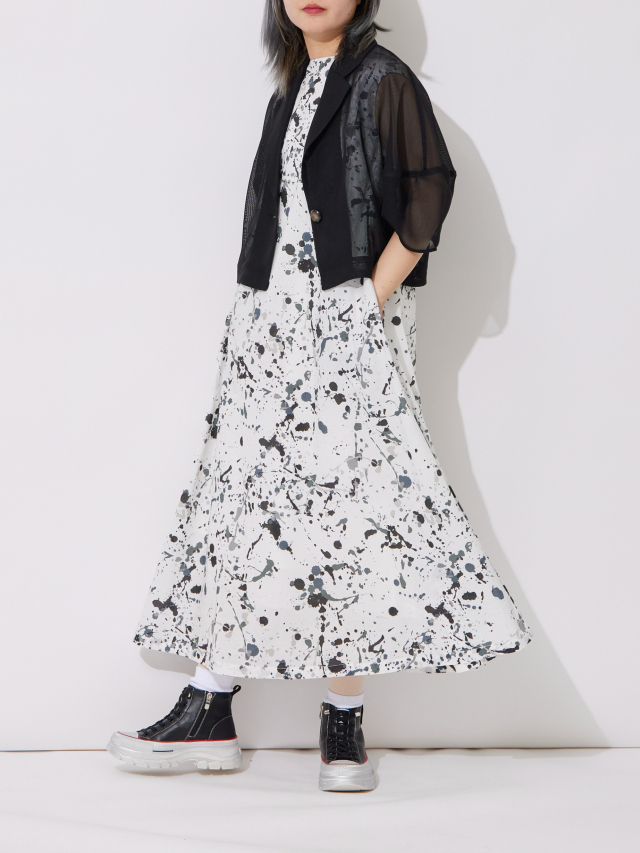 ペインタープリントロングワンピース