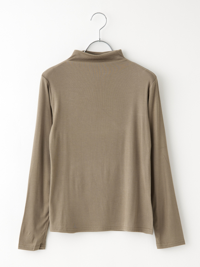 ボトルネック長袖カットソー la primavera online store