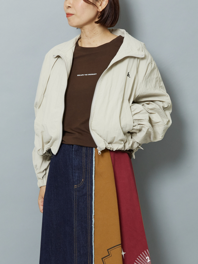 美品！archivio アウター ひも付きスタンドカラーZIPUPジャケット la primavera online store