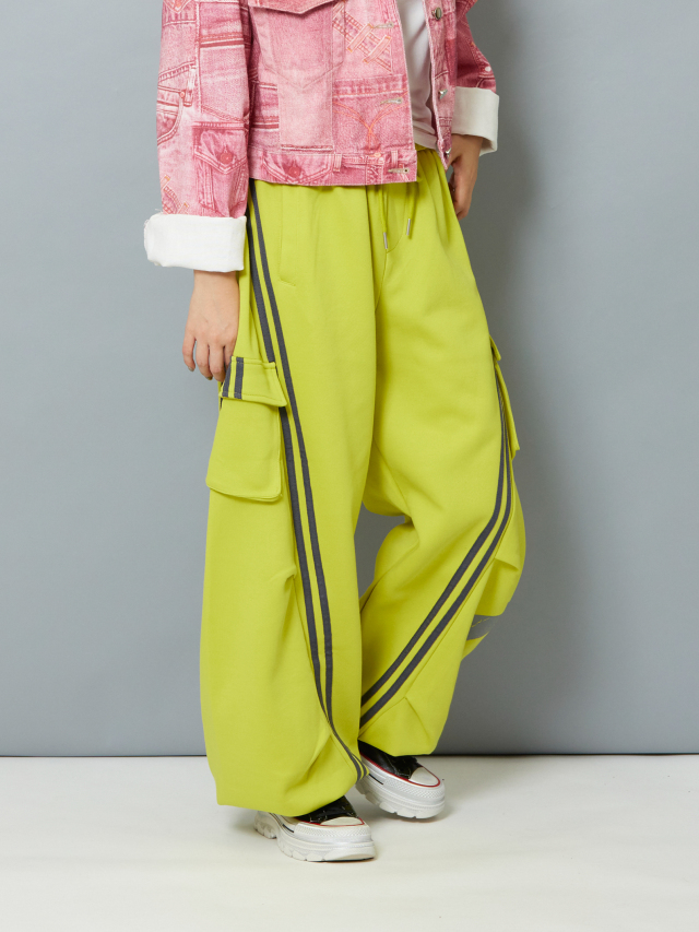 サイドラインカーゴスウェットパンツ la primavera online store