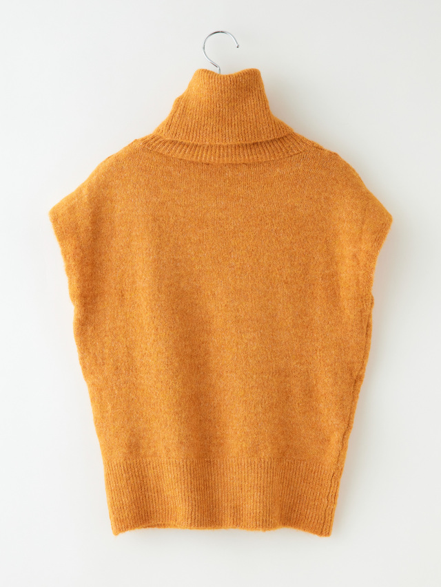 フレンチスリーブタートルニットベスト la primavera online store