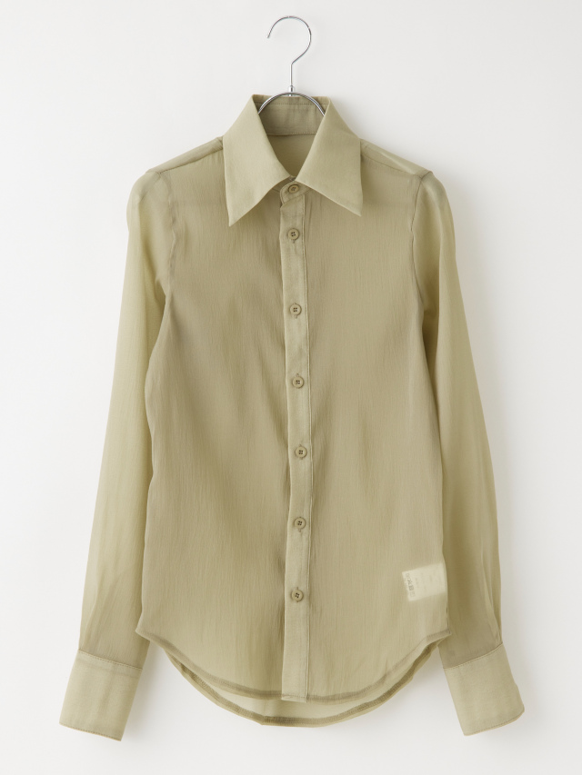 シアー楊柳ブラウス