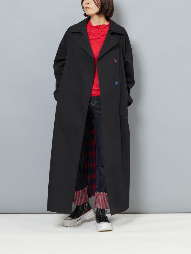 トトロミッキー♡shéller BACKタックトレンチコート トトロミッキー様専用♡shéller BACKタックトレンチコート