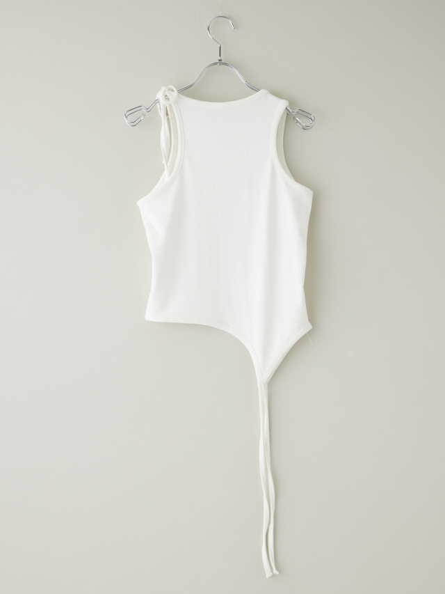D&G BEACHWEAR ジュース柄 肩紐 リボン タンクトップ ピンク D&G BEACHWEAR ジュース柄 肩紐 リボン タンクトップ ピンク
