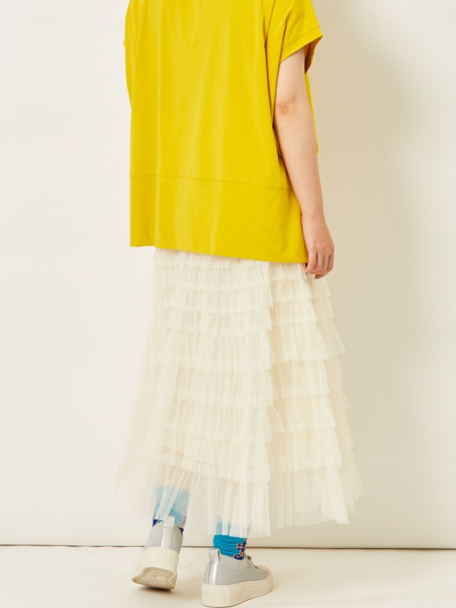 チュールフリルスカート la primavera online store