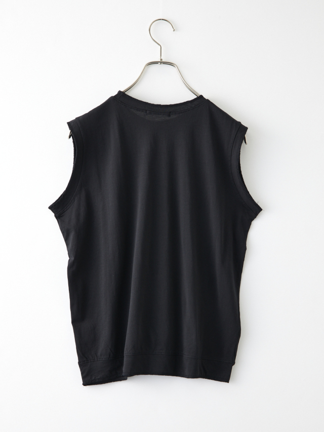 裾切り替えシンプルタンクトップ la primavera online store