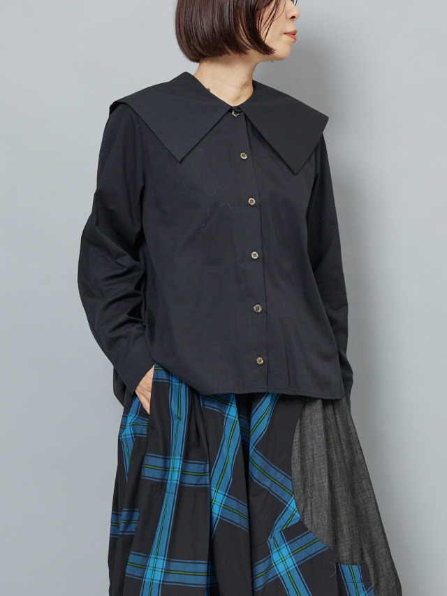 BIGセーラーカラーブラウス la primavera online store