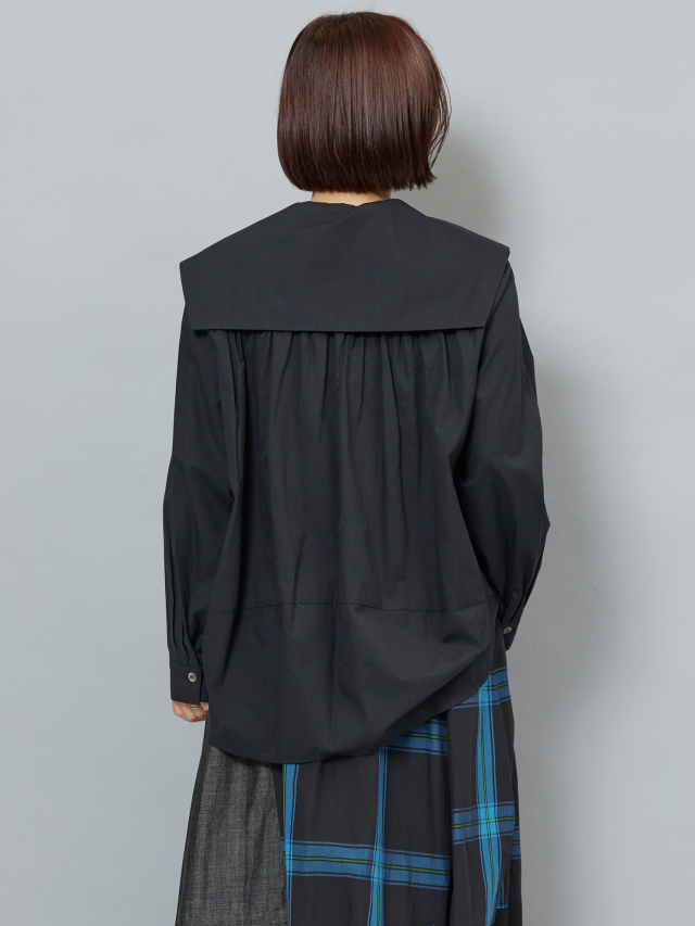 BIGセーラーカラーブラウス la primavera online store