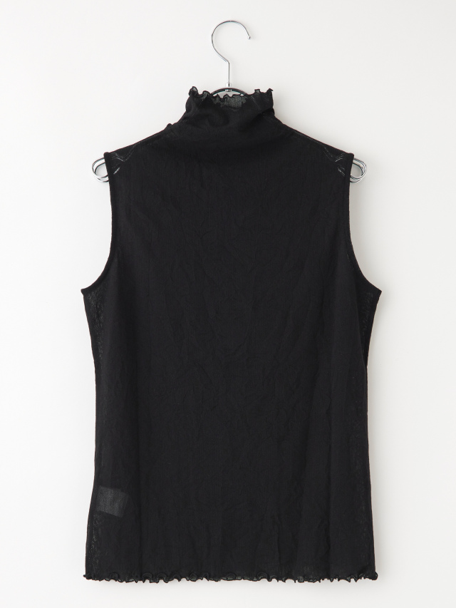 メッシュハイネックノースリーブカットソー la primavera online