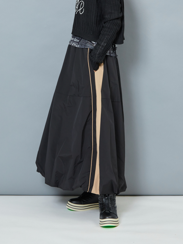 サイドラインシャカバルーンスカート la primavera online store