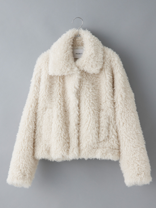 プードルファーショートジャケット la primavera online store