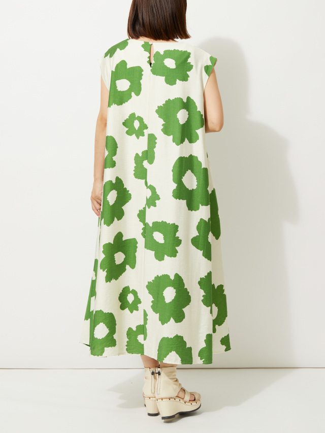 花柄ノースリーブワンピース la primavera online store