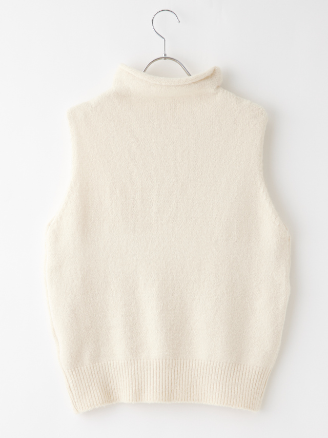 ボトルネックニットベスト la primavera online store