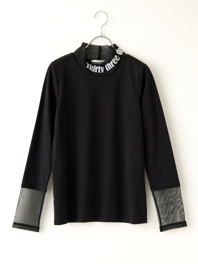 トップス Y チュールハイネックレイヤードトップス la primavera online store