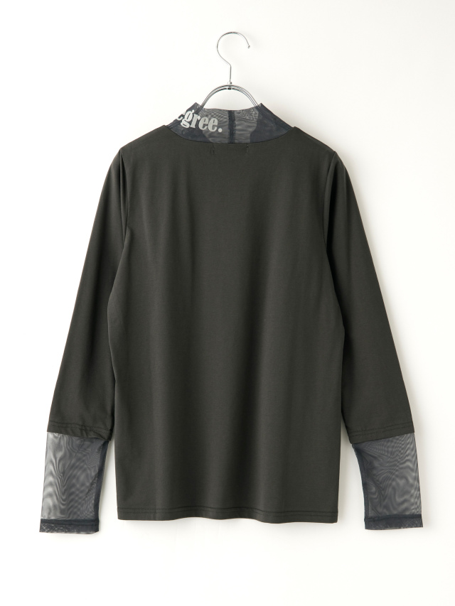 トップス Y チュールハイネックレイヤードトップス la primavera online store