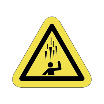 T-82-S 落下物注意　１０枚入り