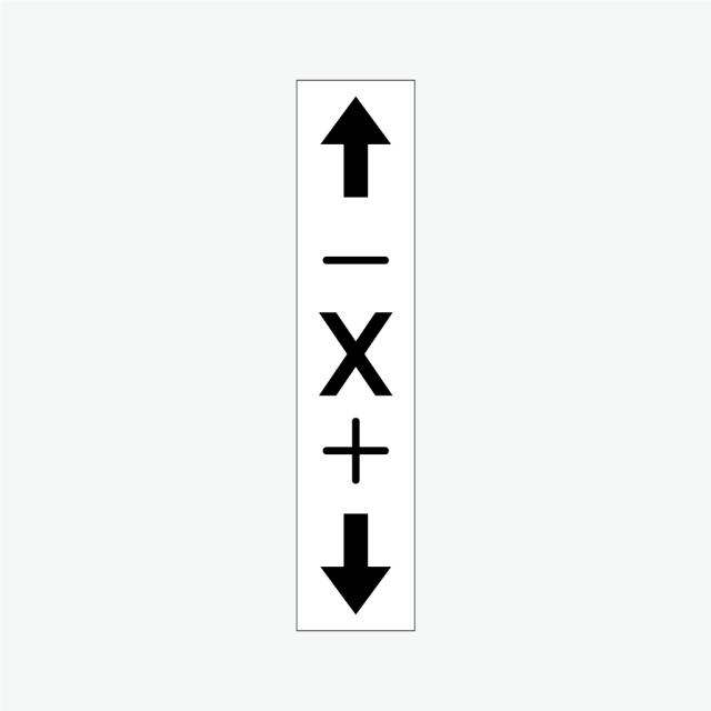 3D-X-002 XYZ軸表示