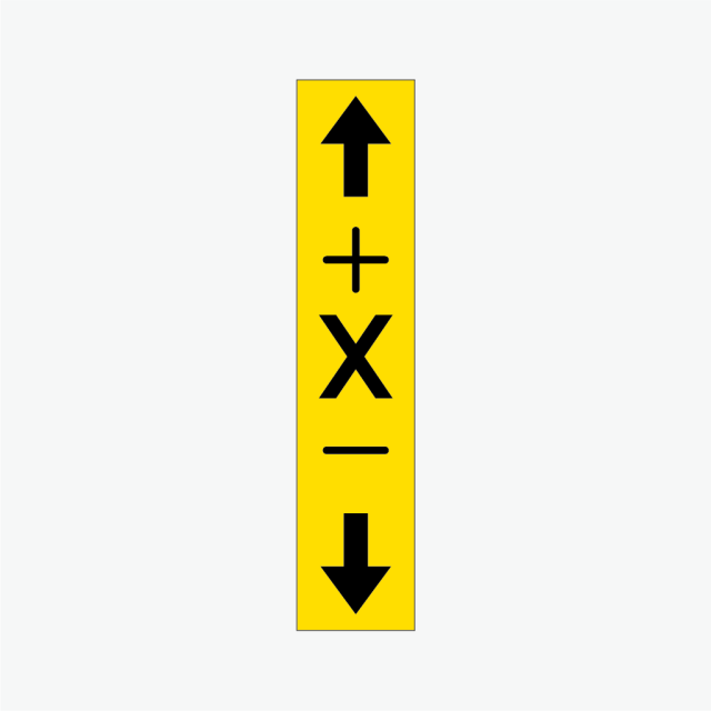 3D-X-005 XYZ軸表示