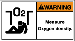 FW-8513-Mの製品画像,警告ラベル