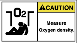 FW-8613-Mの製品画像,警告ラベル