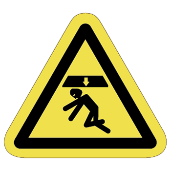 注意ラベルT-46-Mの画像