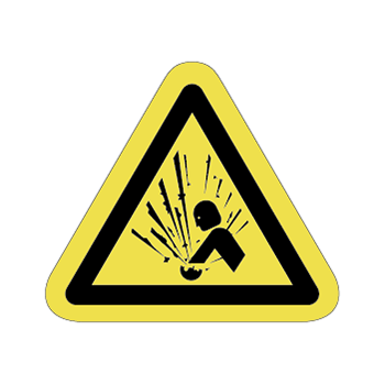 注意ラベルT-51-Sの画像