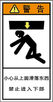 警告ラベル中国簡体語Y7H-803-S