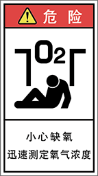 警告ラベル中国簡体語Y7H-8213-M