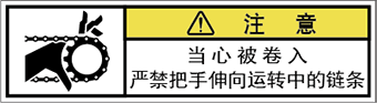 警告ラベル中国簡体語Y7W-261-SS.png