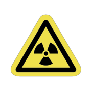 放射線注意ラベルT-08-Sの画像
