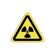 放射線注意ラベルT-08-SSの画像