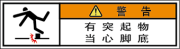 警告ラベル中国簡体語Y7W-855-SS