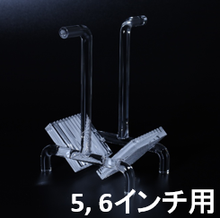 Labo用石英ラック（5, 6インチ用）