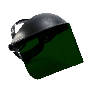 レーザーフェイスシールド　FSD-CO2-SHD5　ダークグリーン　可視光透過率2％