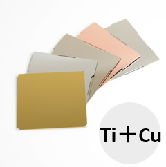金属薄膜基板(Ti＋Cu) ▢100×0.7t (mm)