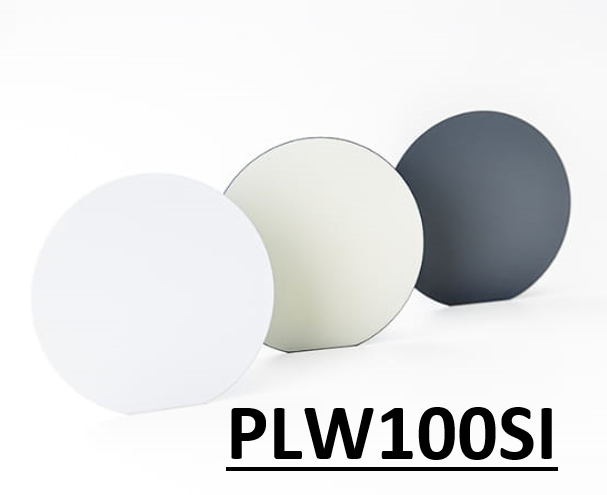 プラズマインジケータ　PLAZMARK　ウエハ型(オリフラ、シリコン)　セラミックタイプ　φ4インチ　PLW100SI