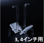 Labo用石英ラック（3, 4インチ用）