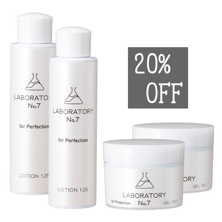 【送料無料】【20％OFF】『LOTION 1.25』と『GEL10.0』の2セット。いちばんお得な3ヶ月分のスキンケアセット