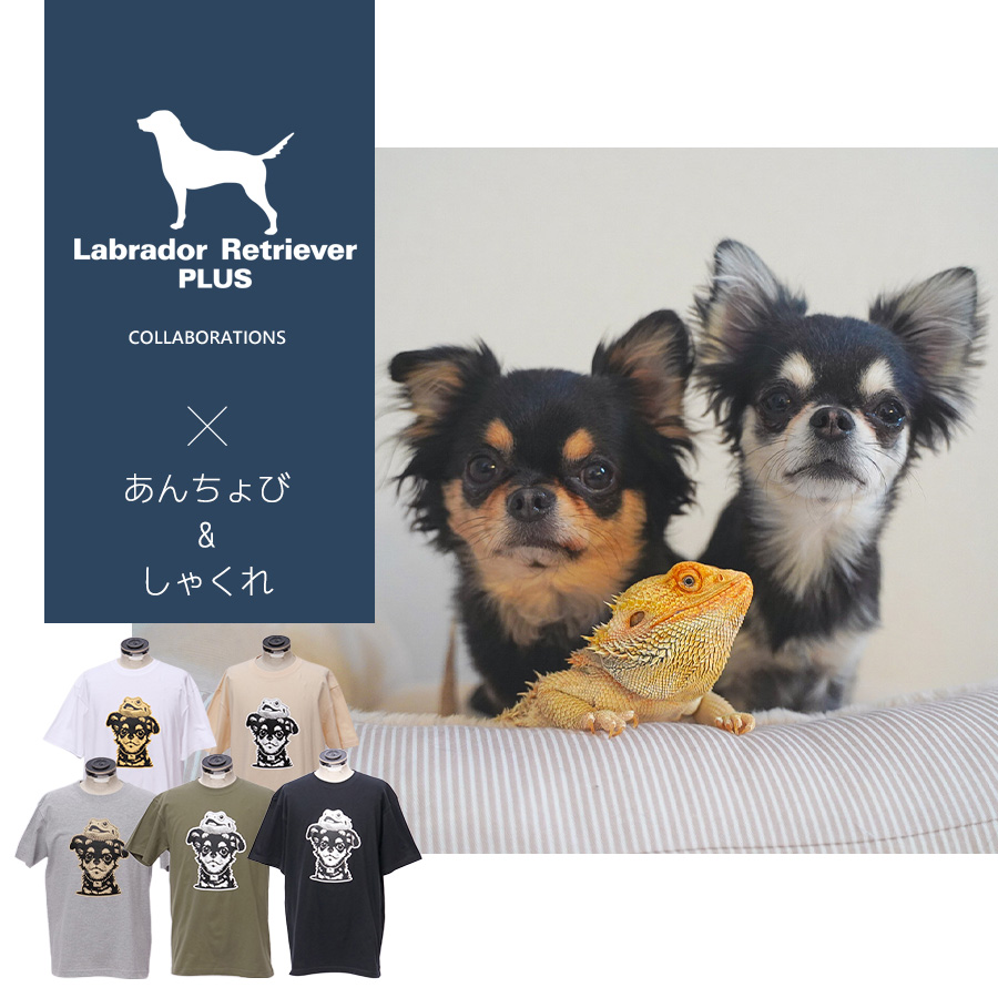 受注期間限定！あんちょび & しゃくれコラボ企画！コラボ半袖Tシャツ◆あんちょび & しゃくれ