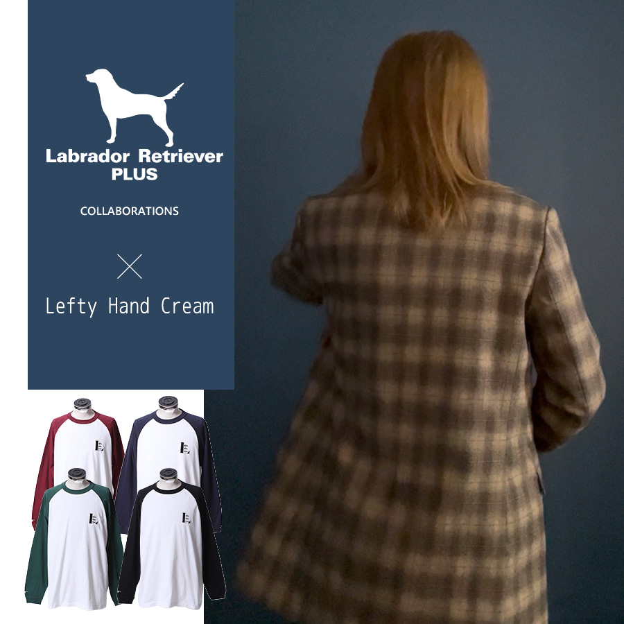 受注期間限定！Lefty Hand Creamコラボ企画！コラボ長袖ラグランTシャツ◆Lefty Hand Cream